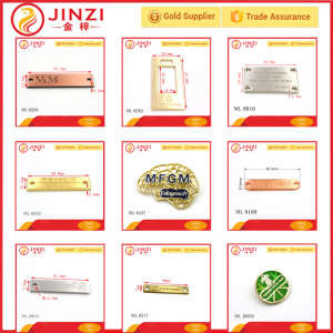 Factory Custom Eco-Friendly Zinc Alloy Brand Garments Logo Designs